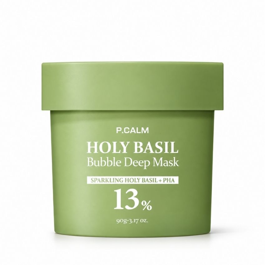 P.CALM Holy Basil Bubble Deep Mask 90g