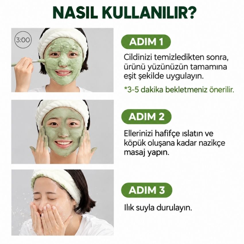 P.CALM Holy Basil Bubble Deep Mask 90g