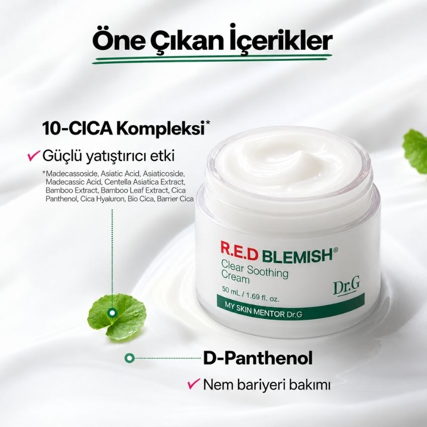 Dr.G Red Blemish Clear Soothing Cream 50ml
